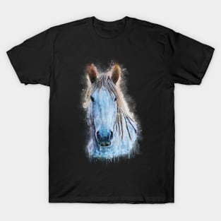 Magnificent Percheron Drafthorse head 2 T-Shirt